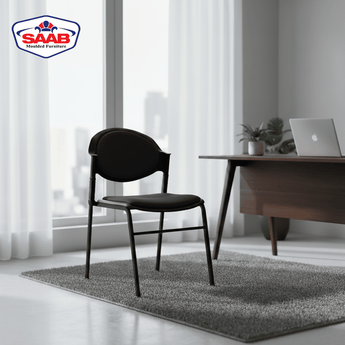 SAAB S-02-C Comforto Chair with Cushion – Vertical Pipe