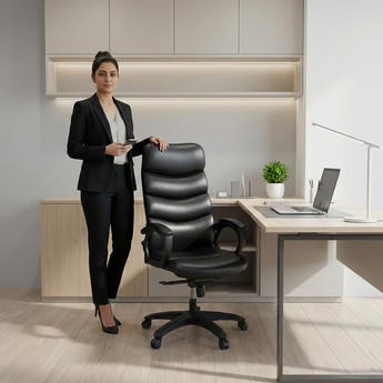 Ripple High Back Revolving Chair Model S-530-L From SAAB Pakistan