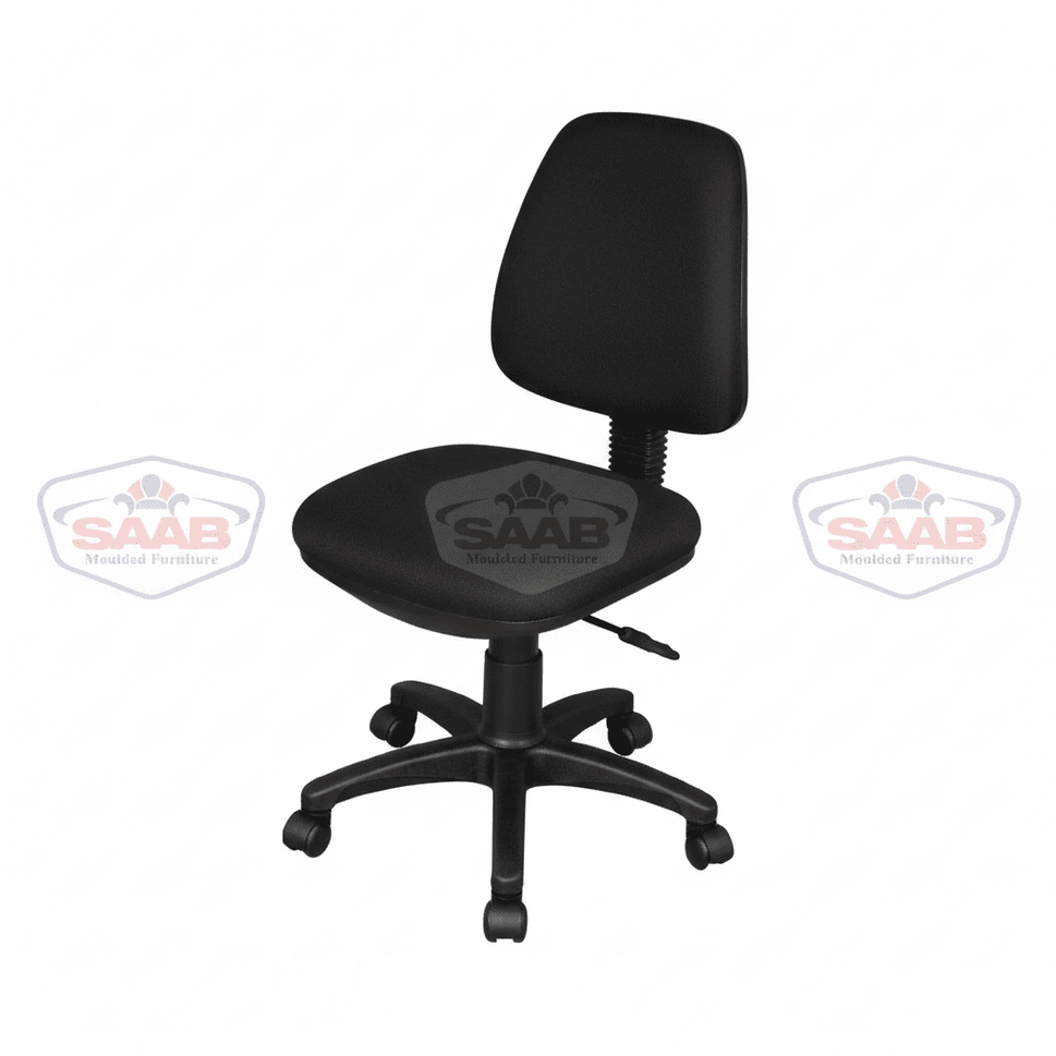 SAAB Computer Chair Without Arms With Hydraulic Jack and Stopper Model SAAB S-508