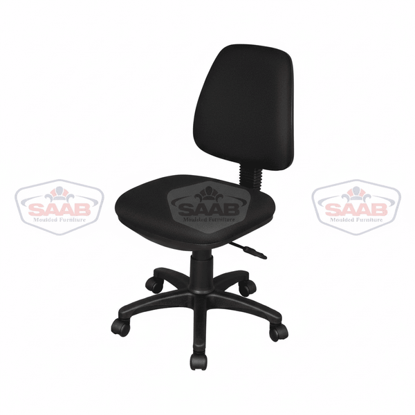 SAAB Computer Chair Without Arms With Hydraulic Jack and Stopper Model SAAB S-508