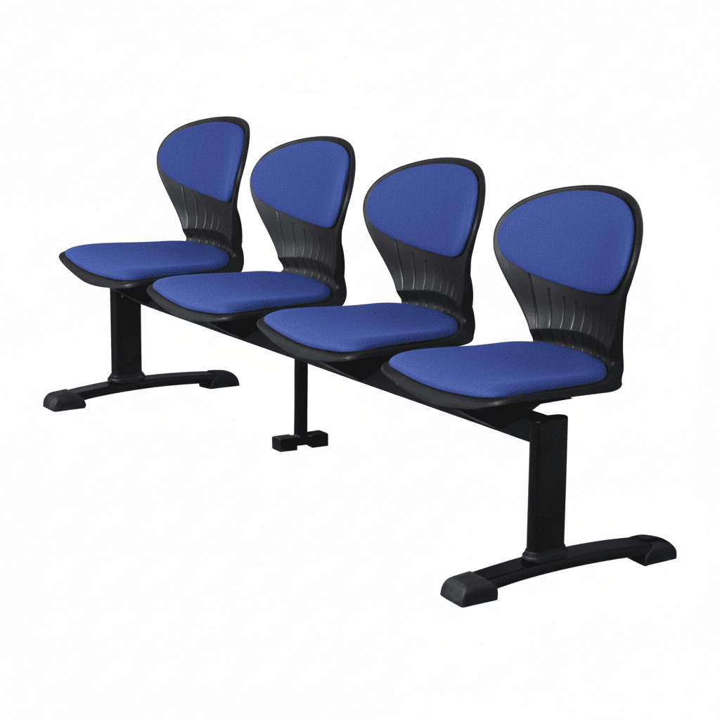 SAAB S-257-HC Peacock Visitor Sofa 4-Seater Double Channel with Cushion