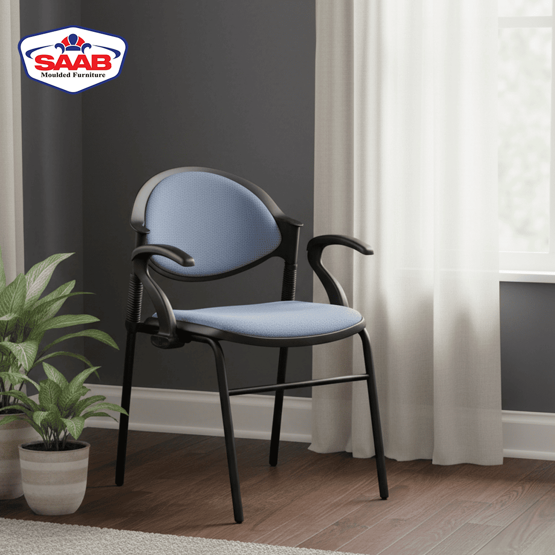 SAAB S-02-AC Comforto Arms Chair with Cushion