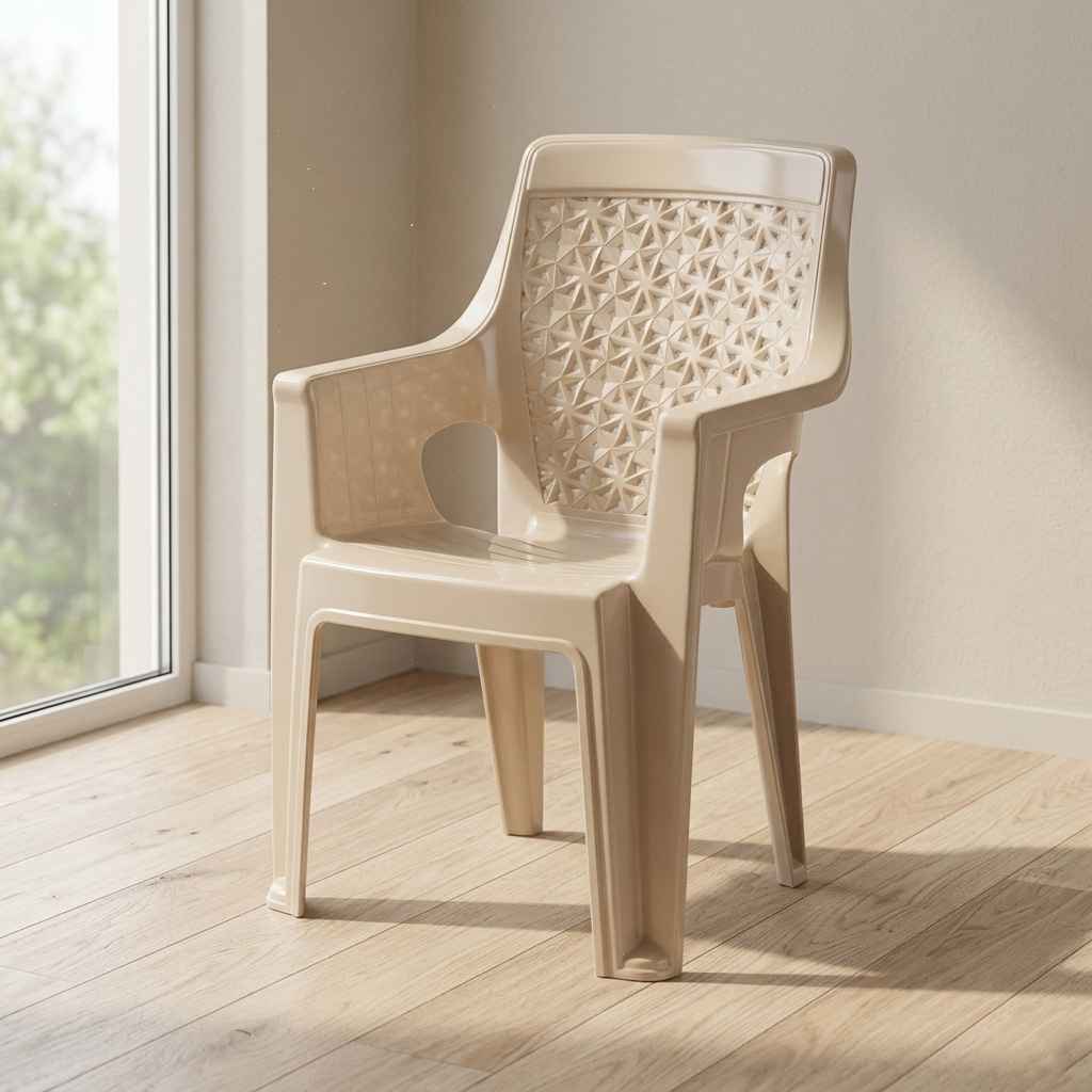 Cozy Full Plastic Chair SAAB SP-840-Ash White
