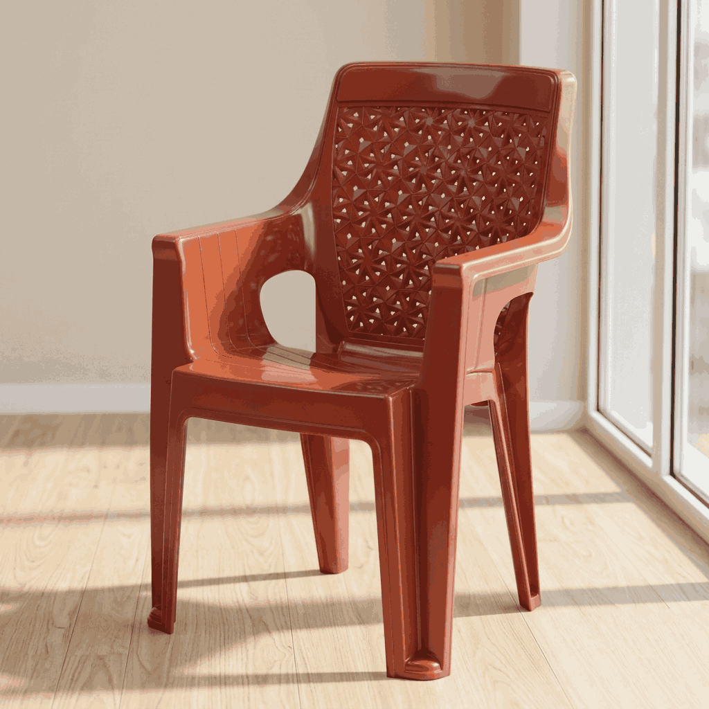 Cozy Full Plastic Chair SAAB SP-840-Chocolate