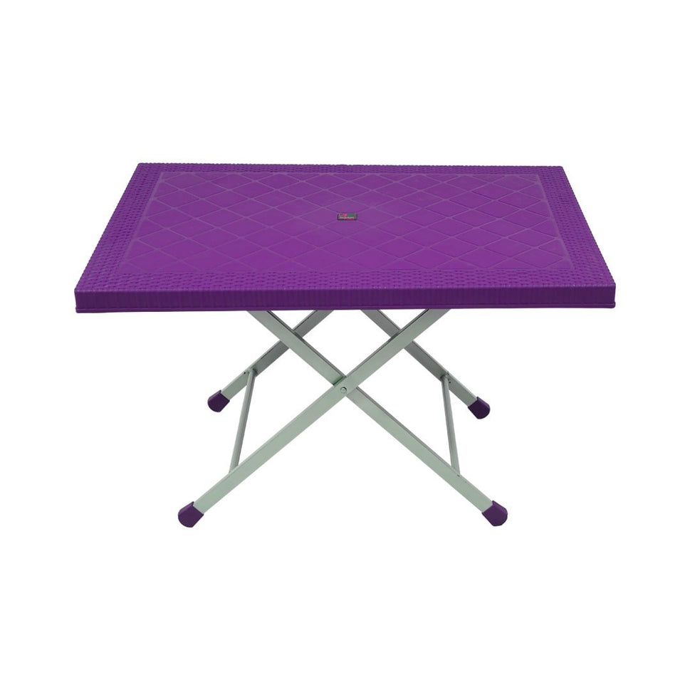 SAAB SP-214-RT Steel Plastic Table With Rattan Top