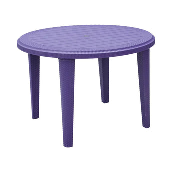 SAAB (SP-215-RTL) Pure Plastic Rattan Legs Table