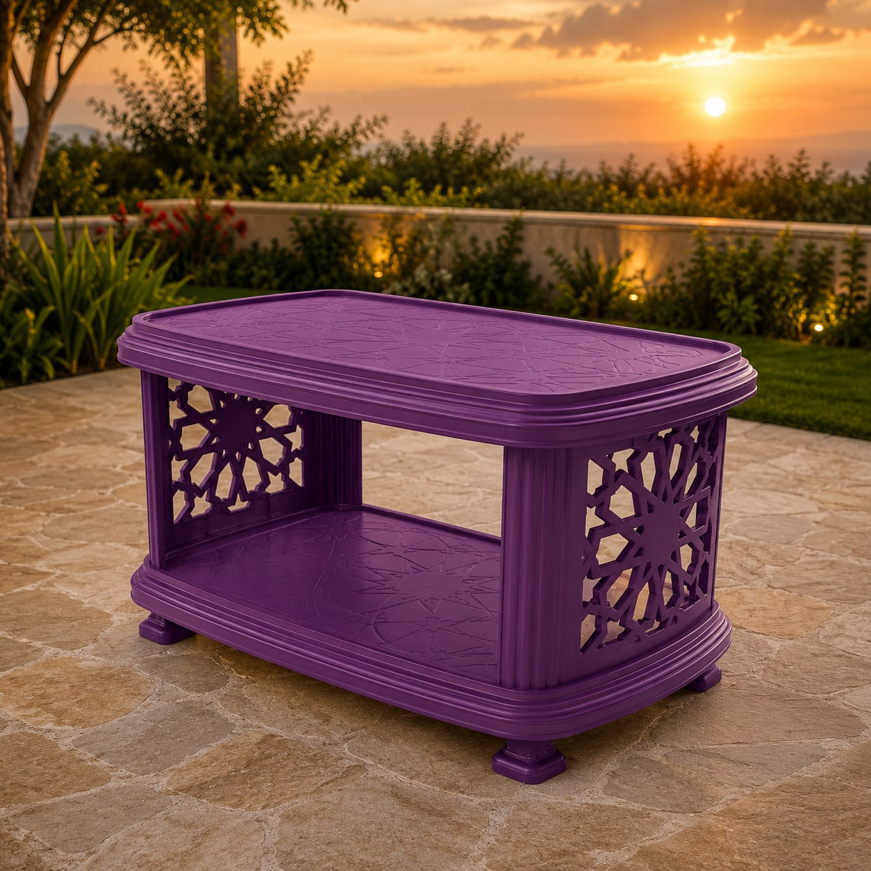 SCARLET Double Shelf Table SP-334