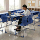 Switch SAAB S-915 Steel Plastic Baby Holo Shell Joint 2-Seater Bench Desk 3 image