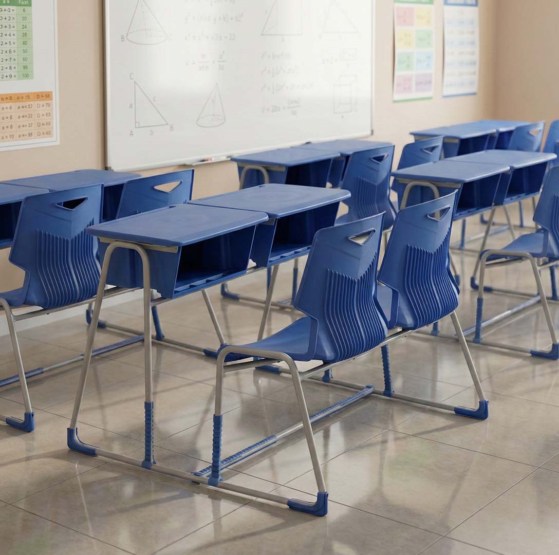 SAAB S-915 Steel Plastic Baby Holo Shell Joint 2-Seater Bench Desk