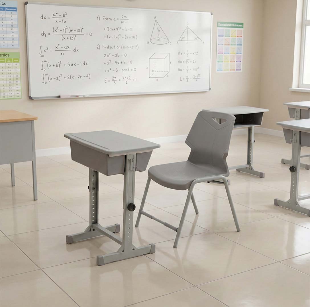 SAAB S-135 Study Desk with Small Plastic Top &amp; Box