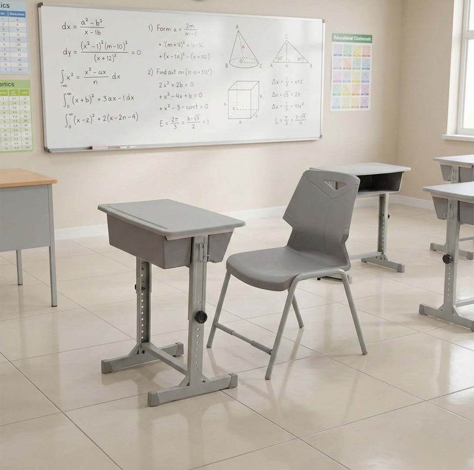 SAAB S-135 Study Desk with Small Plastic Top &amp; Box