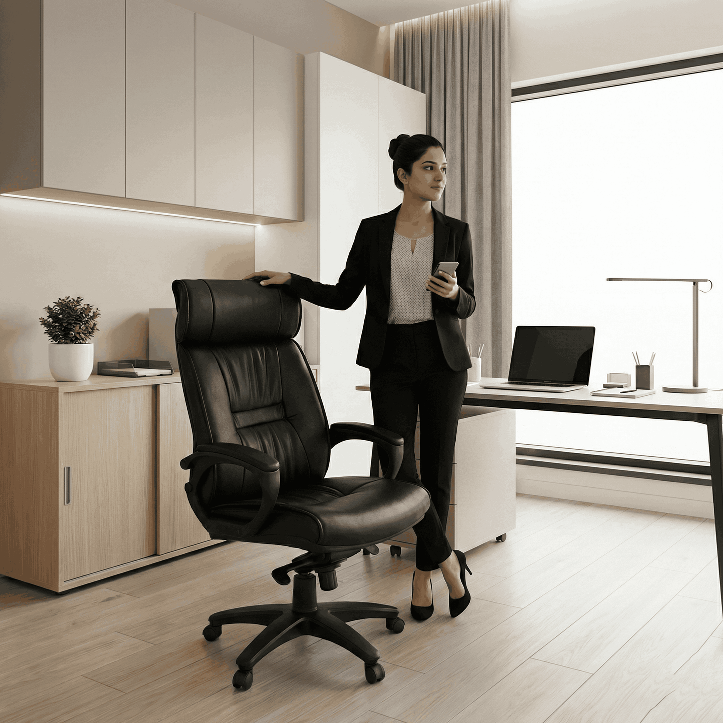 High Back Revolving Office Chair S-517