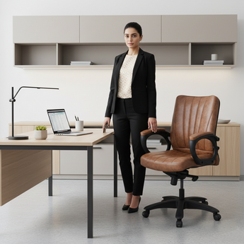 Aston Low Back Revolving Chair Model SAAB S-548-L