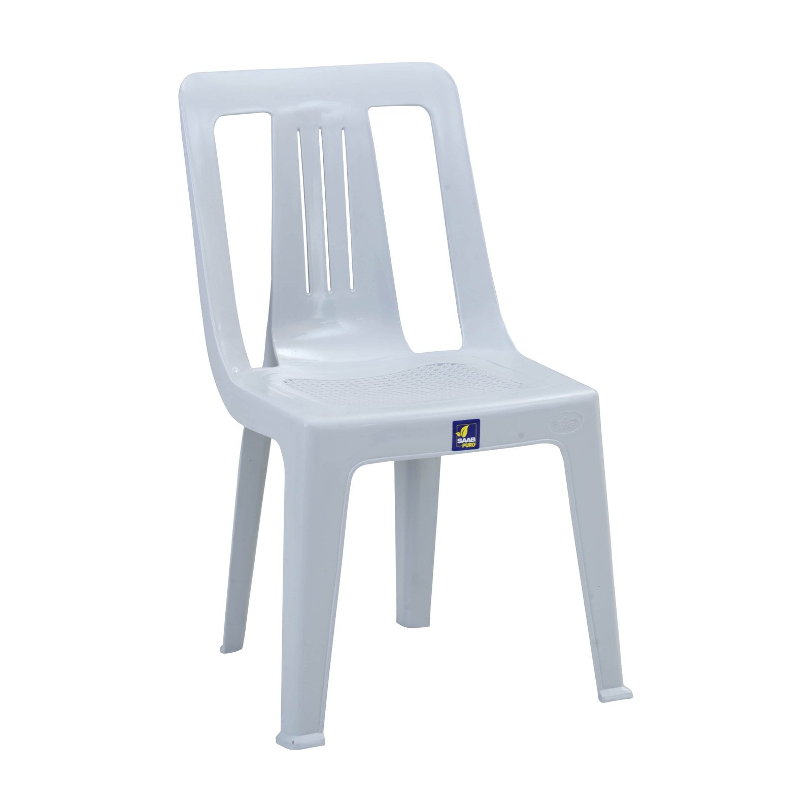 Stylish Armless Plastic Pearl Chair Model SAAB SP-610