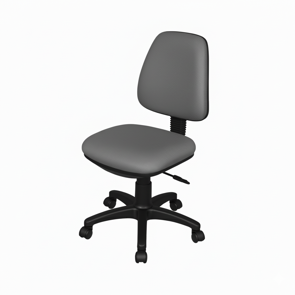 SAAB Computer Chair Without Arms With Hydraulic Jack and Stopper Model SAAB S-508