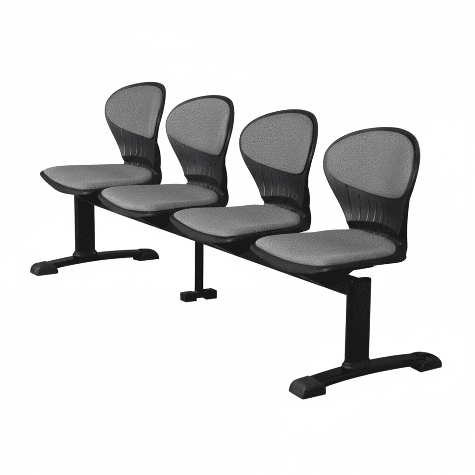 SAAB S-257-HC Peacock Visitor Sofa 4-Seater Double Channel with Cushion