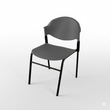 SAAB S-02 Comforto Chair Vertical Pipe