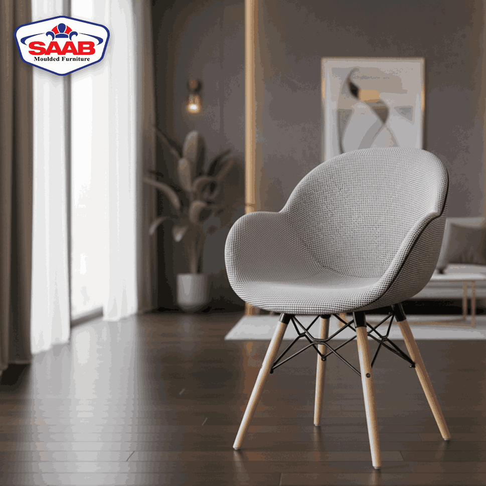 Oval Shell Chair With Cushion SP-400-CWL