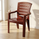 Switch MAGNUM Premium Wood-Finish Plastic Dining Chair – SAAB SP-847 Chocolate 3 image