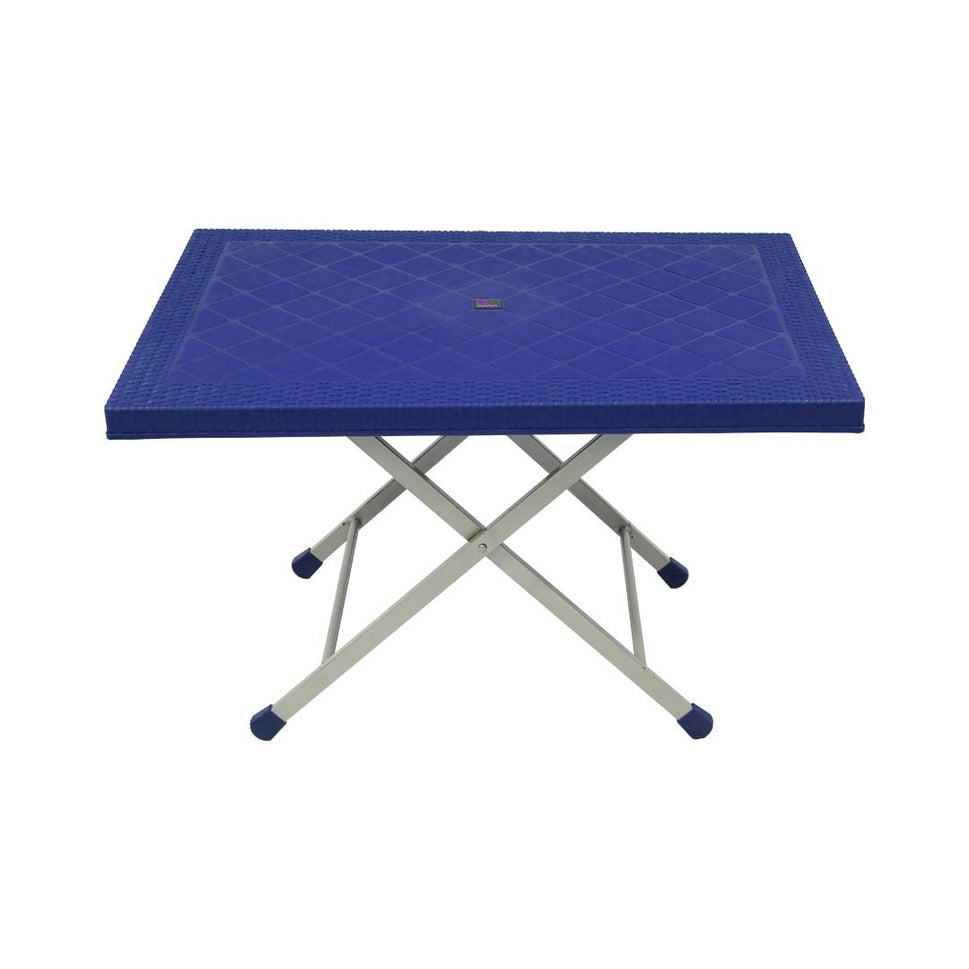 SAAB SP-214-RT Steel Plastic Table With Rattan Top