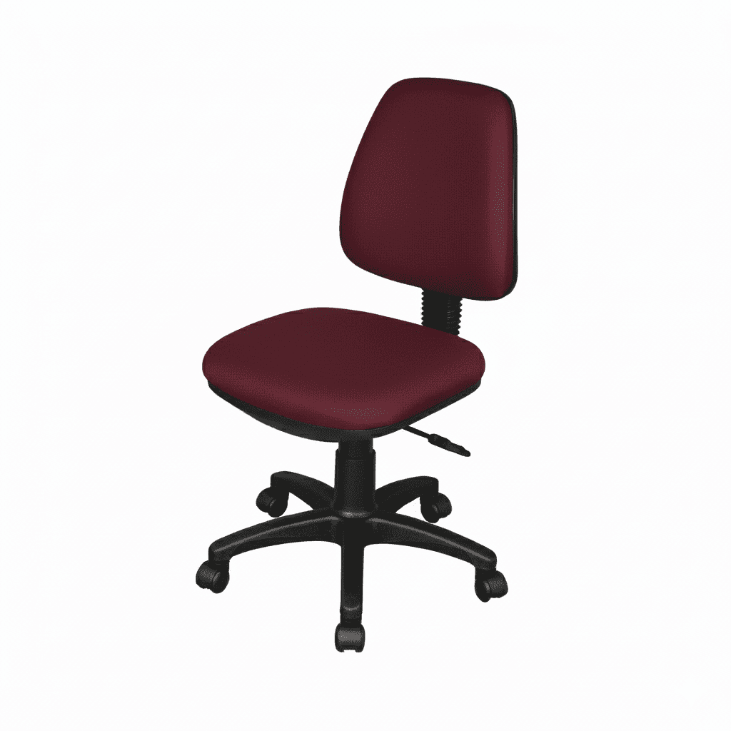 SAAB Computer Chair Without Arms With Hydraulic Jack and Stopper Model SAAB S-508