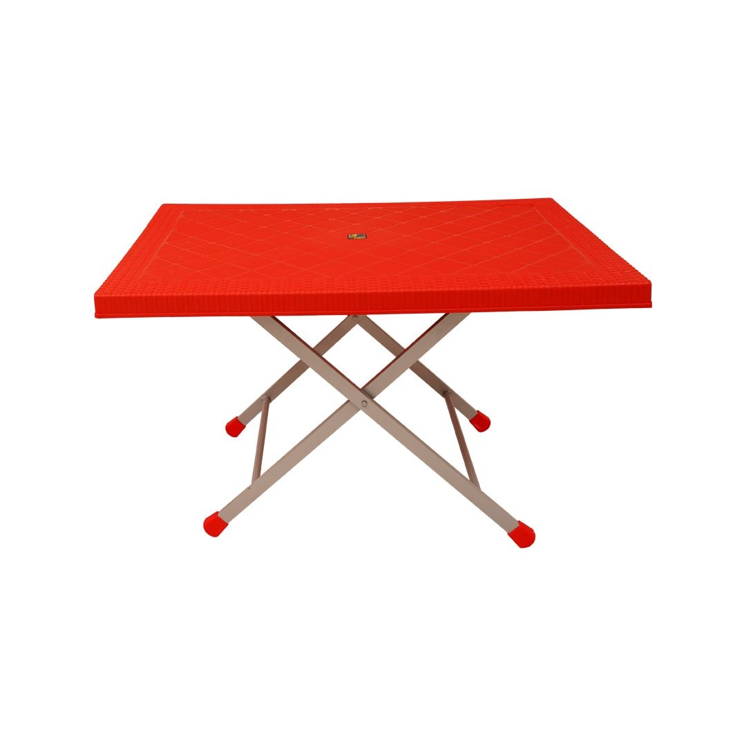 SAAB SP-214-RT Steel Plastic Table With Rattan Top