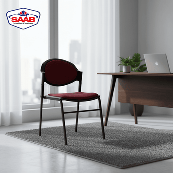 SAAB S-02-C Comforto Chair with Cushion – Vertical Pipe
