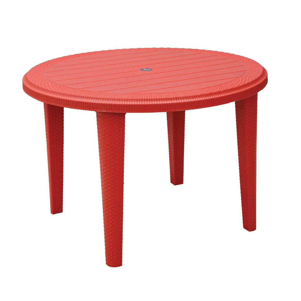 SAAB (SP-215-RTL) Pure Plastic Rattan Legs Table