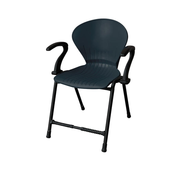 SAAB S-06-A Steel Plastic Pecock Shell Chair with Arms