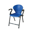 SAAB S-06-A Steel Plastic Pecock Shell Chair with Arms
