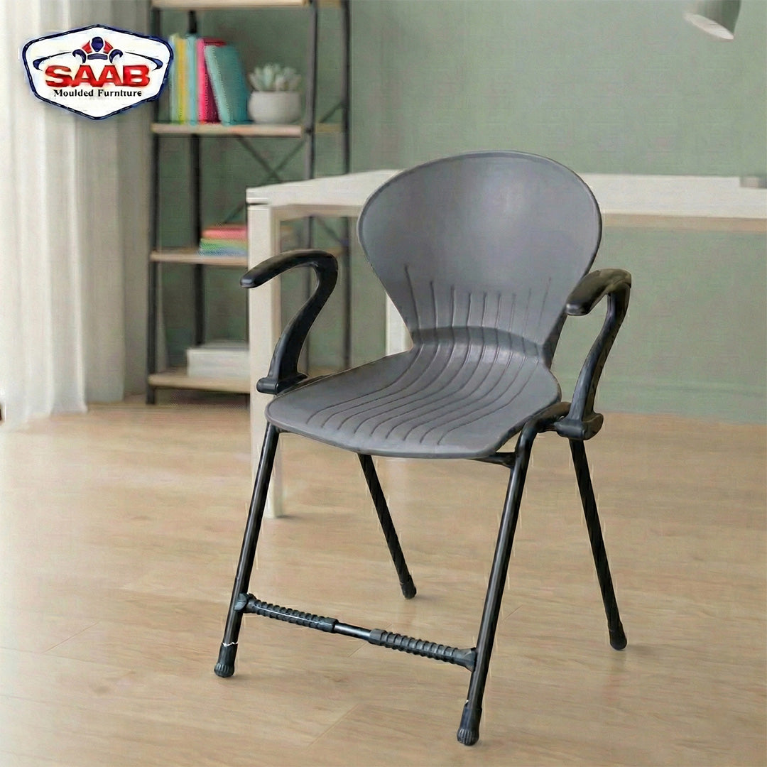 SAAB S-06-A Steel Plastic Pecock Shell Chair with Arms
