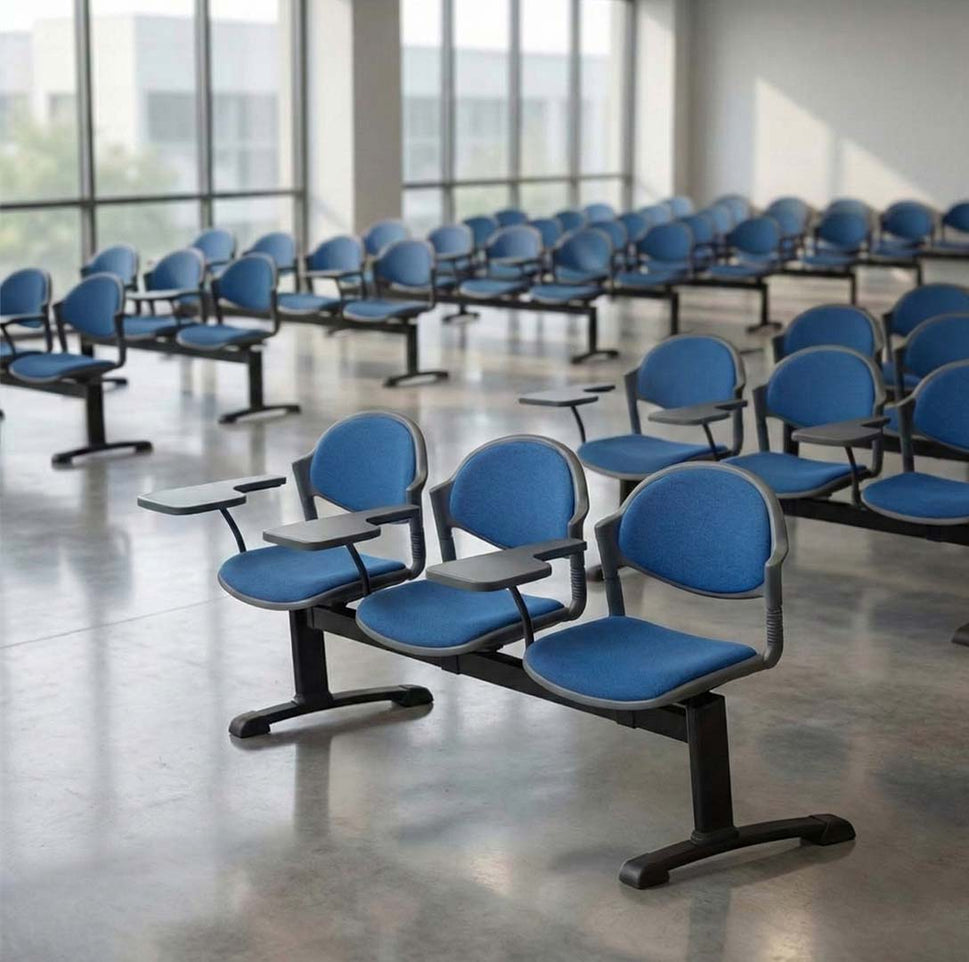 SAAB S-09-HCS Comforto Visitor Sofa 3-Seater Double Channel with Study Shelf