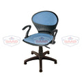 SAAB S-15-HSAC Peacock Shell Revolving Chair with Arms, Cushion and Hydraulic Jack
