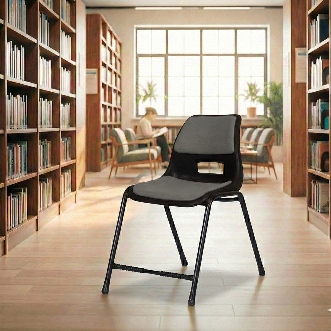 SAAB S-204-C Steel Plastic Holo Big Shell Chair with Cushion