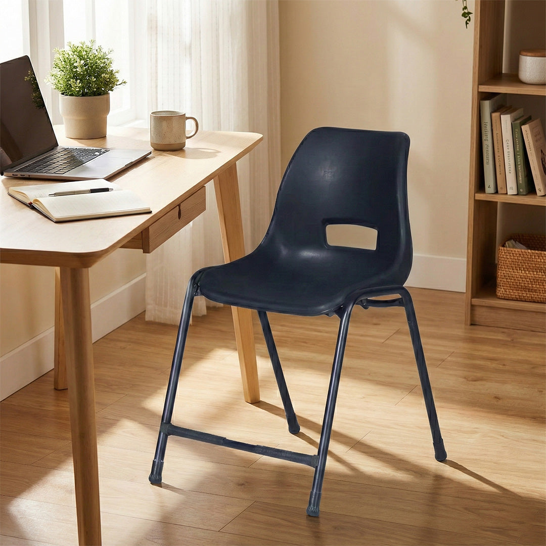 SAAB S-204 Steel Plastic Holo Study Big Shell Chair