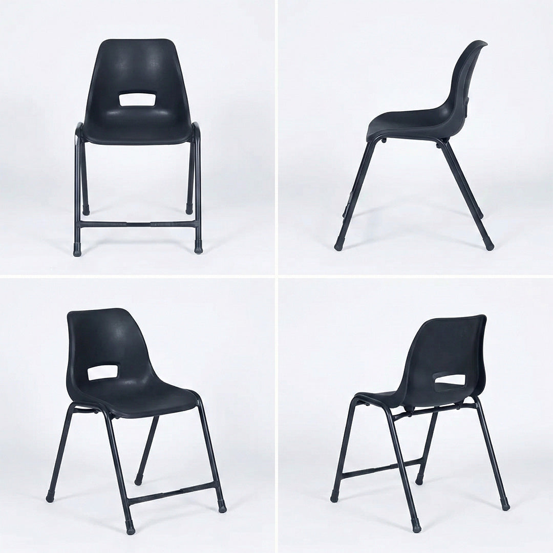 SAAB S-204 Steel Plastic Holo Study Big Shell Chair