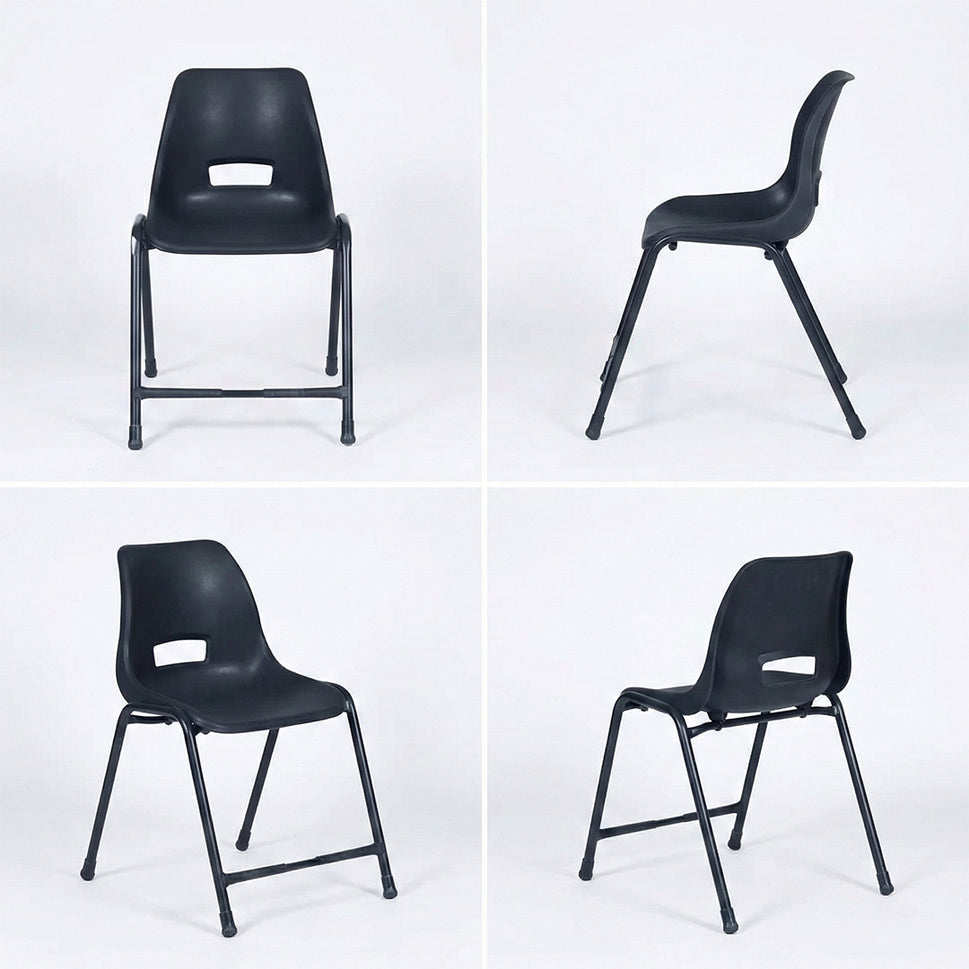 SAAB S-204 Steel Plastic Holo Study Big Shell Chair