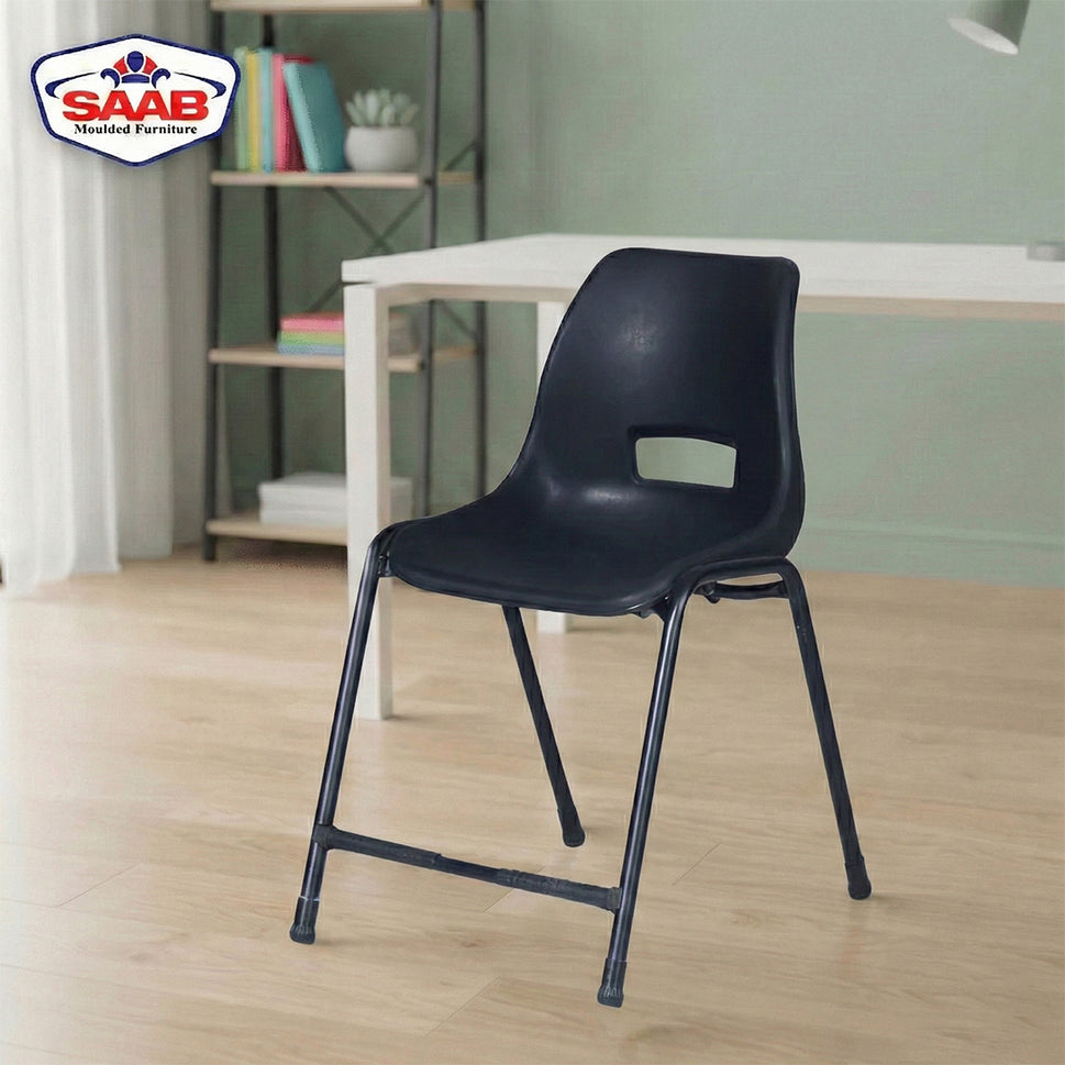 SAAB S-204 Steel Plastic Holo Study Big Shell Chair