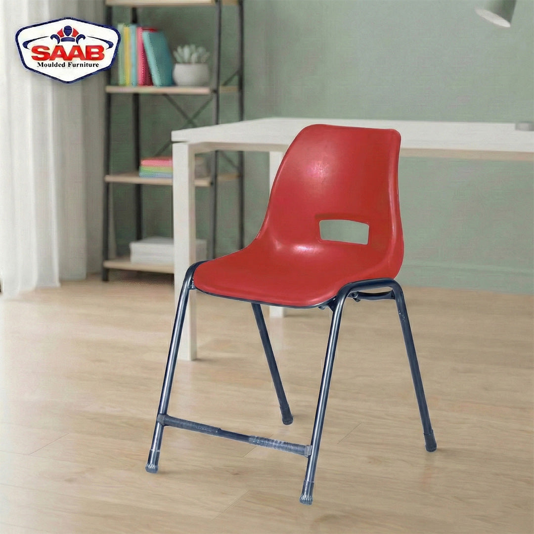 SAAB S-204 Steel Plastic Holo Study Big Shell Chair