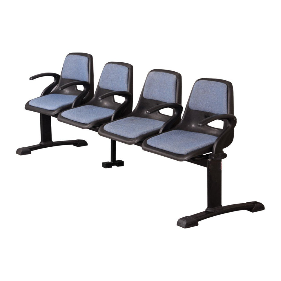 SAAB S-253-HAC Holo Big Shell Sofa 4-Seater Double Channel with Arms and Cushion