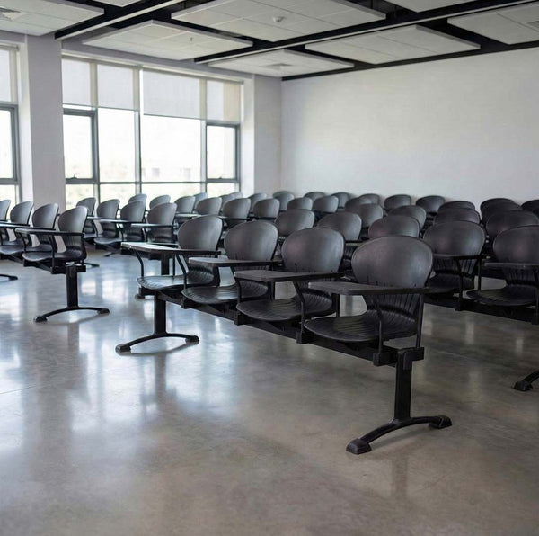 SAAB S-257-HS Peacock Visitor Sofa 4-Seater Double Channel with Study Shelf