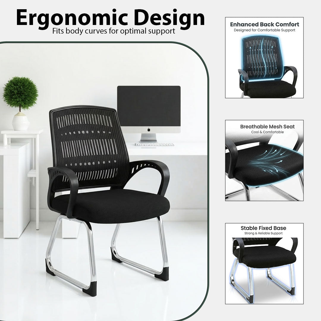 Ergonomic (Mesh) Visitor Chair S-514-VO