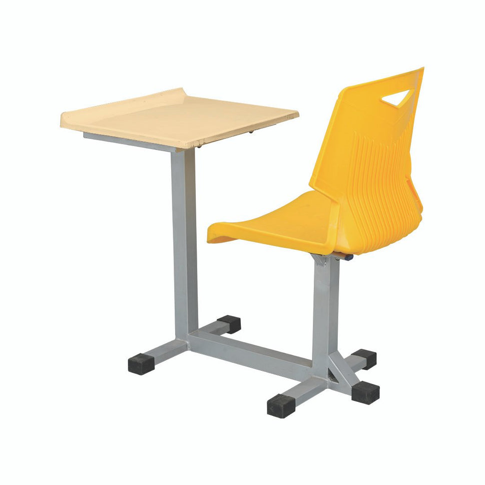 SAAB S-911 Joint Bench with Wooden Desk Double Channel 1-Seater