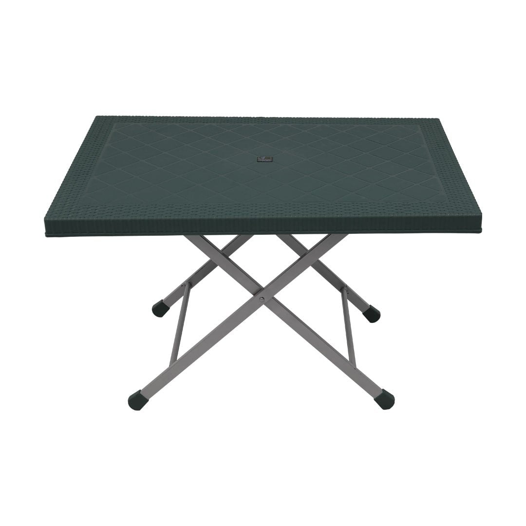 SAAB SP-214-RT Steel Plastic Table With Rattan Top