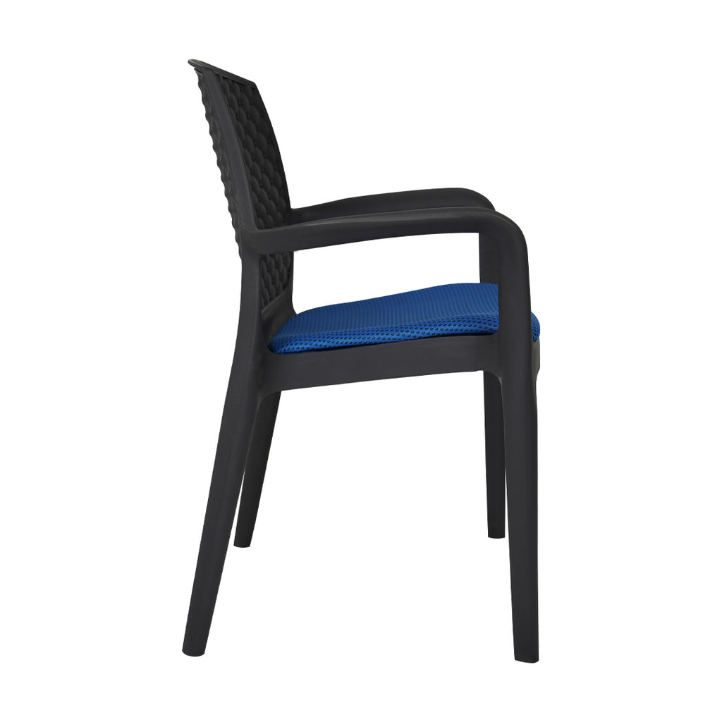 SAAB Full Plastic Chair with Cushions Lexus Jhony SP624C Saab Pakistan