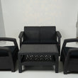 SAAB Rattan Allegra Sofa Set  (2 seaters + 2 Single Seaters + Table)