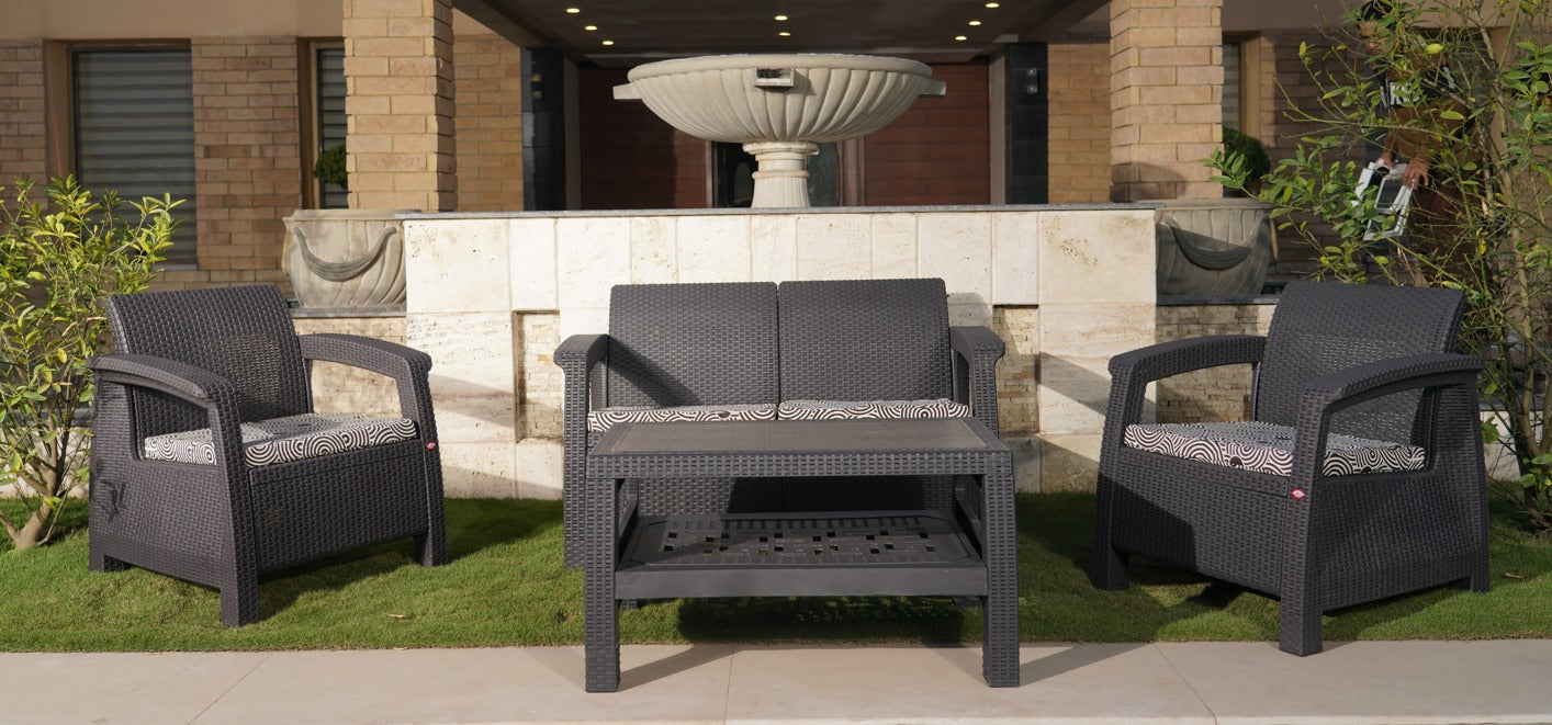 SAAB Rattan Allegra Sofa Set