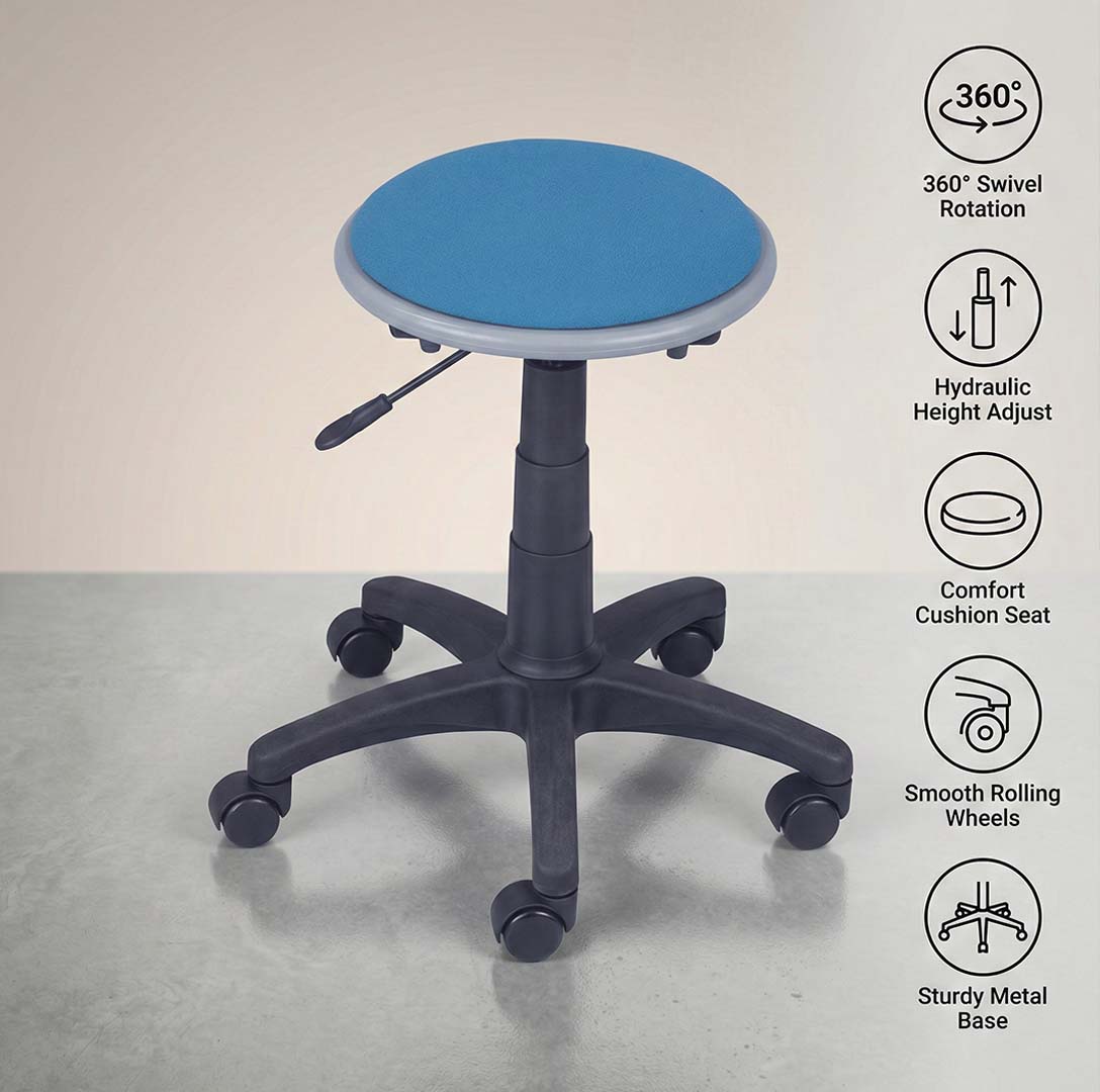 SAAB S-520-HC Revolving Stool with Hydraulic Jeck