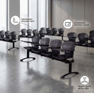 Switch SAAB S-257-HS Peacock Visitor Sofa 4-Seater Double Channel with Study Shelf 3 image