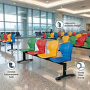 Switch 4-Seater Visitor Sofa Double Channel SAAB S-257-H 3 image